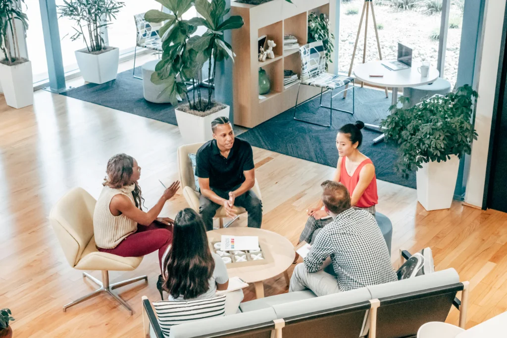 Calm wellness space designed for relaxation and healing